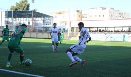 جانب من مباراة خدمات رفح والرياضي