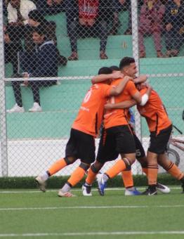 فرحة لاعبي الاتحاد بالهدف الأول