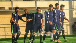 احتفال لاعبي الهلال